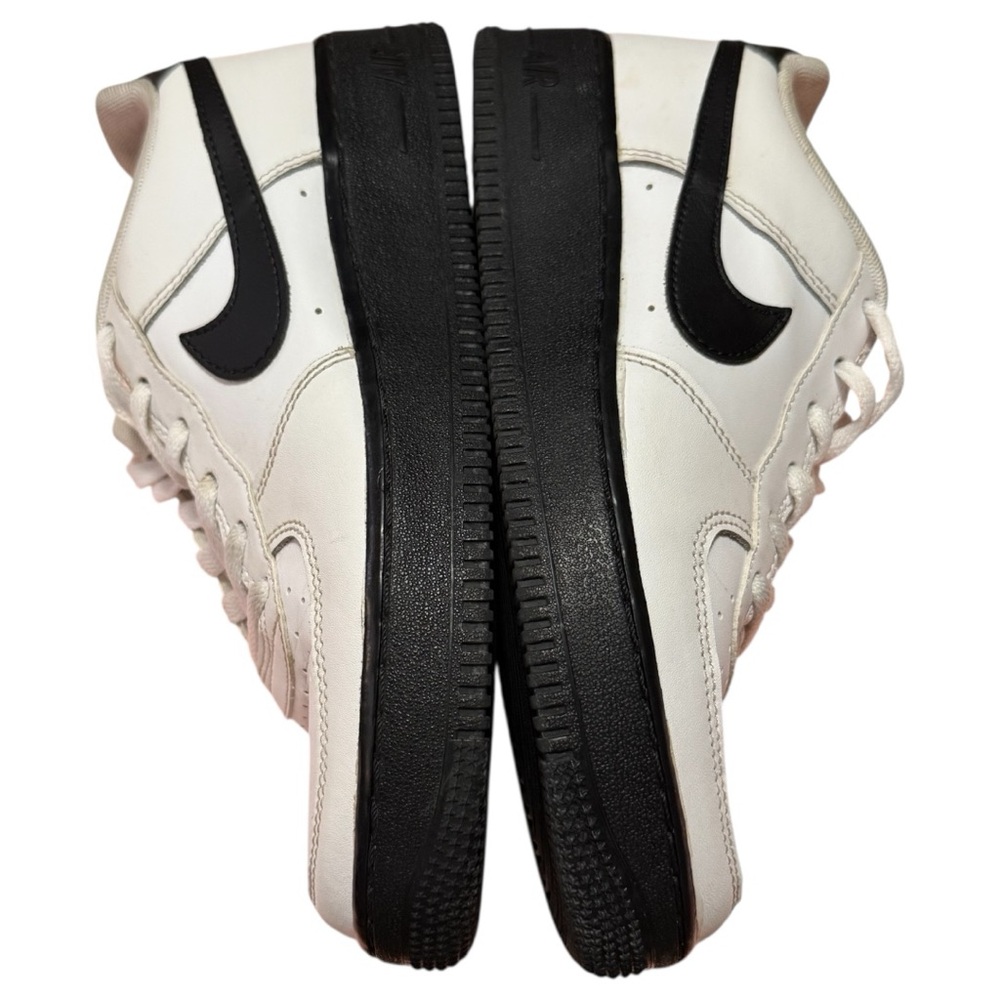 Nike Air Force 1 Men's White and Black Shoes - Picture 5 of 6